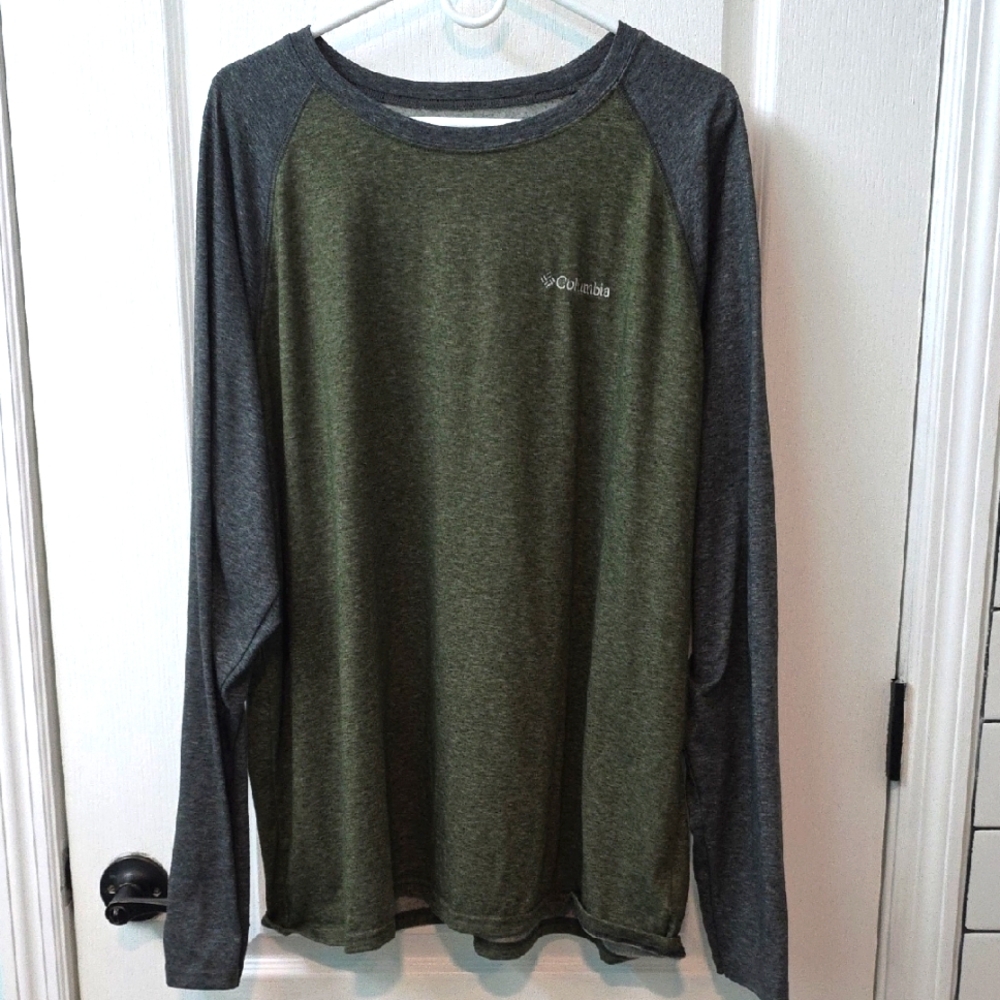 Men's 2X Columbia Long Sleeve Tee